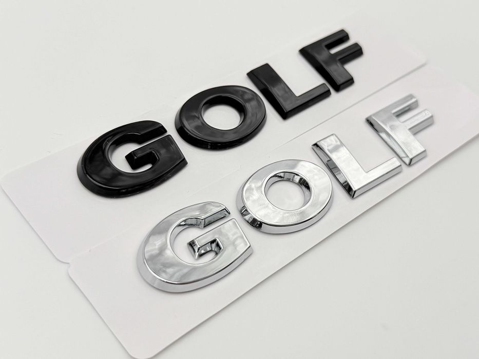 Emblema Compatibila VW GOLF negru