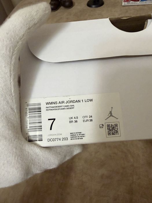 Оригинальные Wmns Air Jordan 1 Low “Rattan”