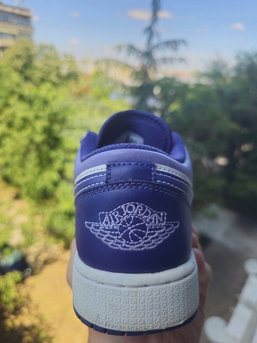 Nike Air Jordan 1 Low Sky J Purple женски/дамски лилави обувки