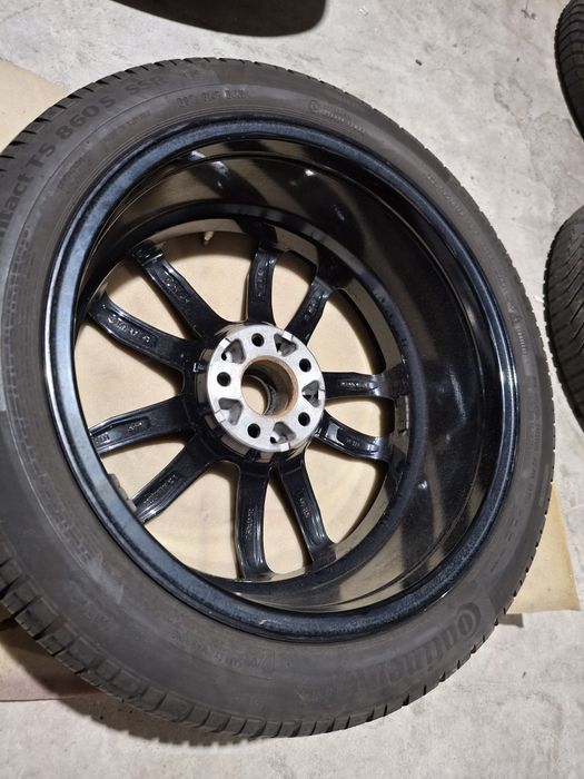 4 Jante negre lucios de BMW,Mercedes. Audi  etc 225 45 r18 Continent