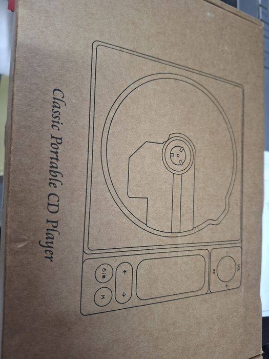 Преносим CD плейър Leapwell с Bluetooth високоговорители
