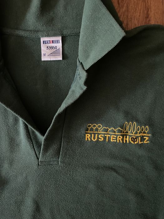 tricou polo verde