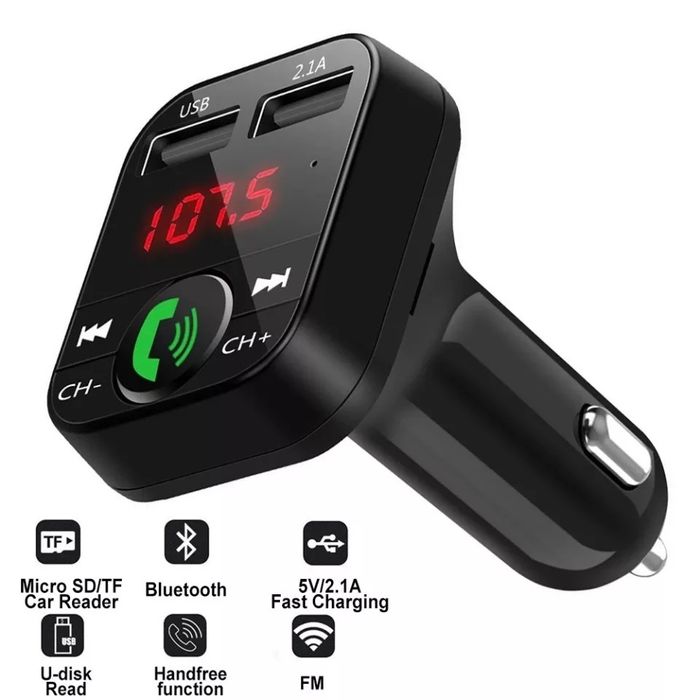 Bluetooth, mp3, FM модулятор, USB зарядка, ДОСТАВКА бесплатно
