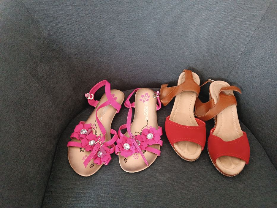 5 perechi sandale marimea 36 (pachet toate)