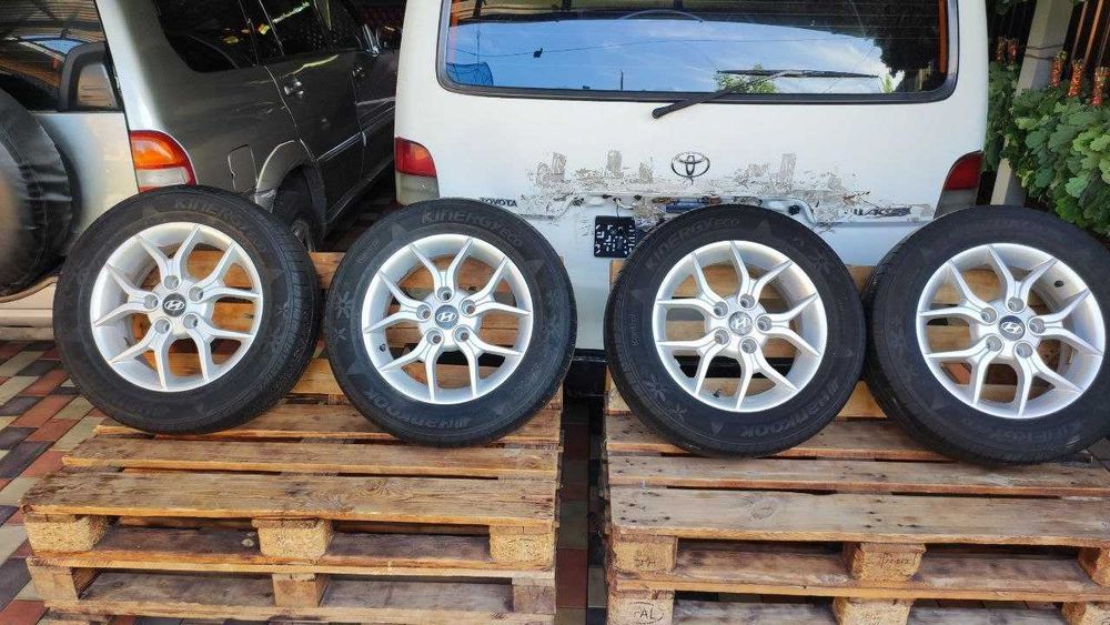 Диски Hyundai R15 5×114.3 с резиной Hankook Kinergy Eco 195/65 R15