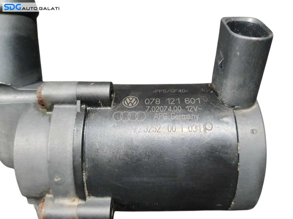 Pompa Auxiliara Recirculare Apa Skoda Superb 1 1.9 TDI 2002 - 2008 Cod 078121601 70207400 [N3803]