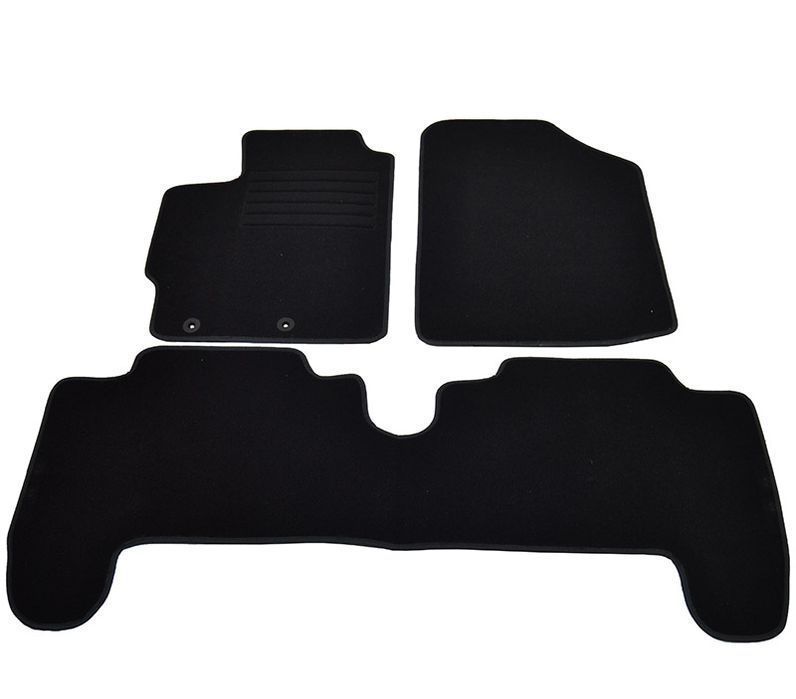 Covorase mocheta Toyota Yaris 3/5USI 1/2006-10/2011 Negru, set de 3 bucati