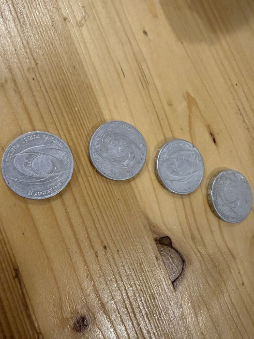 Set 4 monede 500 lei – Eclipsa 1999 (ediție limitată)