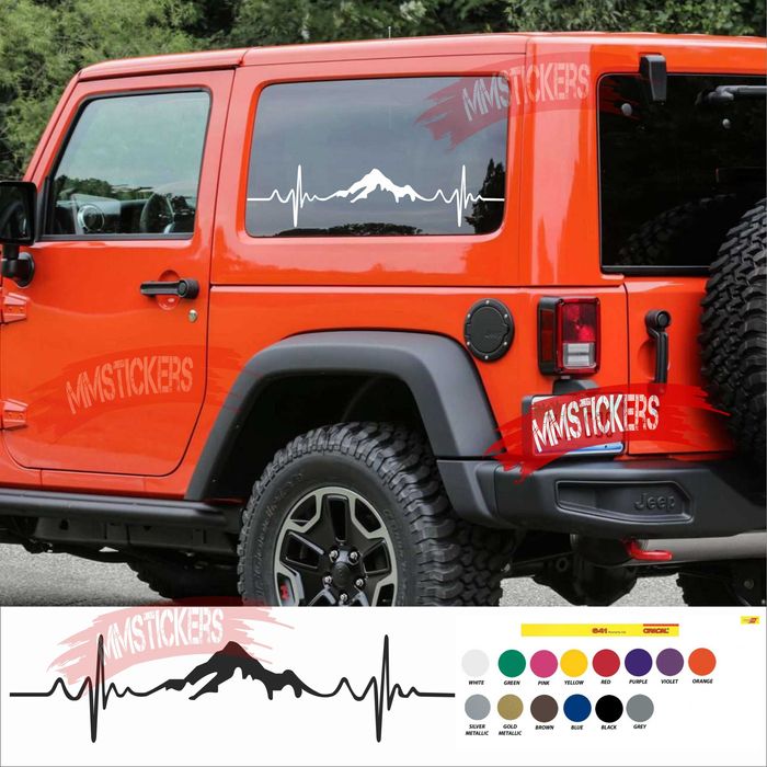 Пулс Планина стикер за кола офроуд /Offroad 4x4 стикери