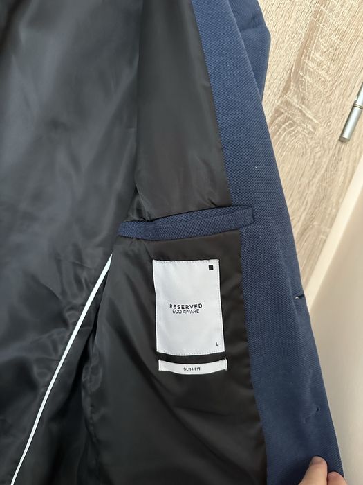 Мъжко синьо сако Reserved, размер М