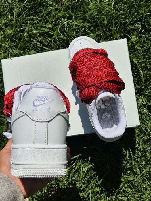 Nike air force 1 rope red Lanvin