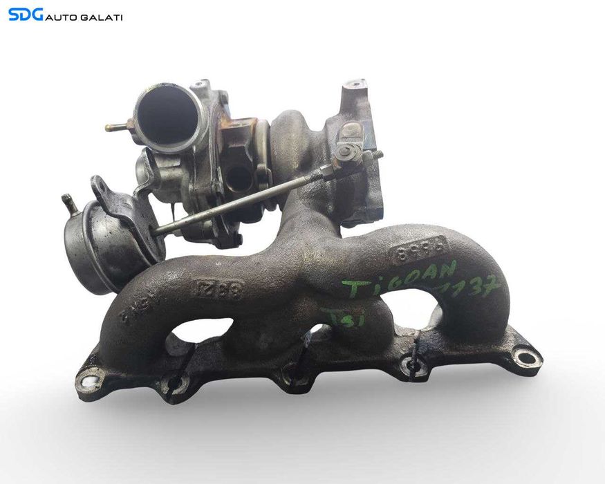 Turbo Turbina Turbosuflanta Seat Ibiza 4 1.4 TSI CNUB CAVF 2008 - 2017 Cod 53041005097, 53041015461, 53039880459 [A0225SOS]