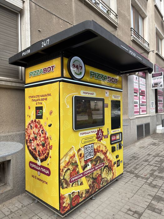 Вендинг машина за пица / Пицамат – 69 пици, печене до 350°C, Гаранция