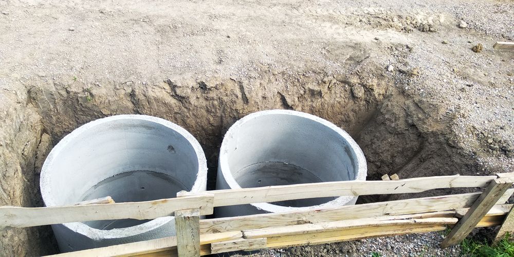 Бетонные кольца для септика.