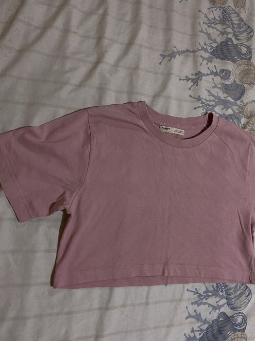 розова тениска от Pull&bear