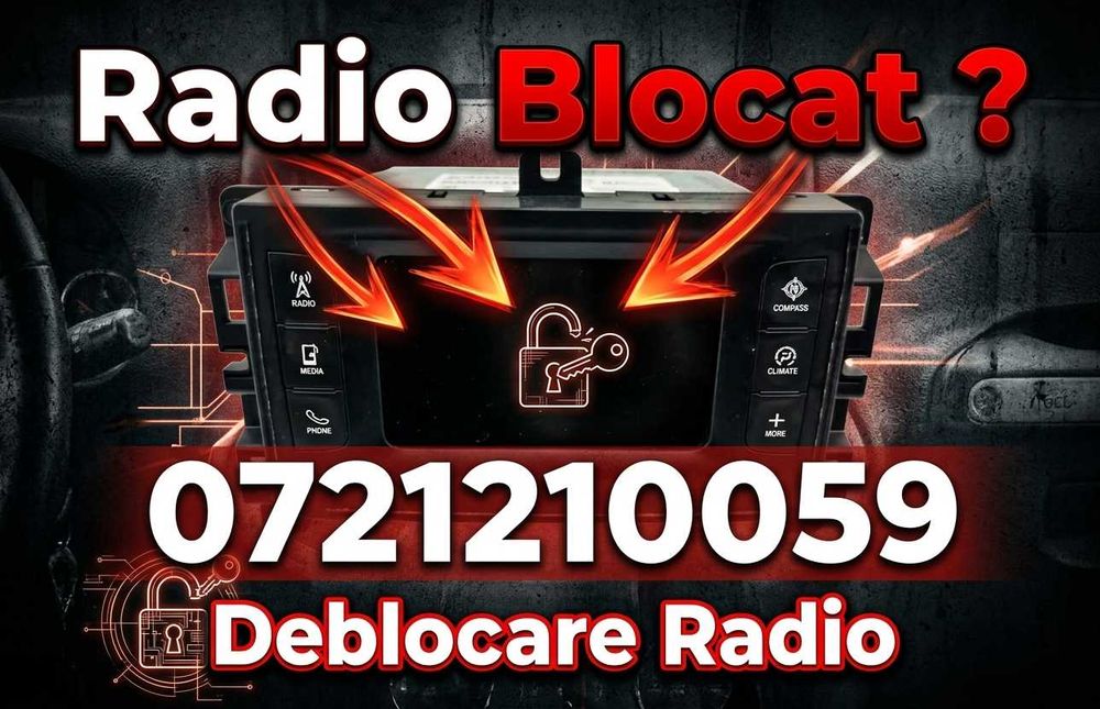 Cod Radio PIN Siguranta Volkswagen Audi Skoda Seat Mercedes Golf Passat Octavia Leon Vito Sprinter RCD RNS Audio 10 20 Deblocare Unitate Casetofon