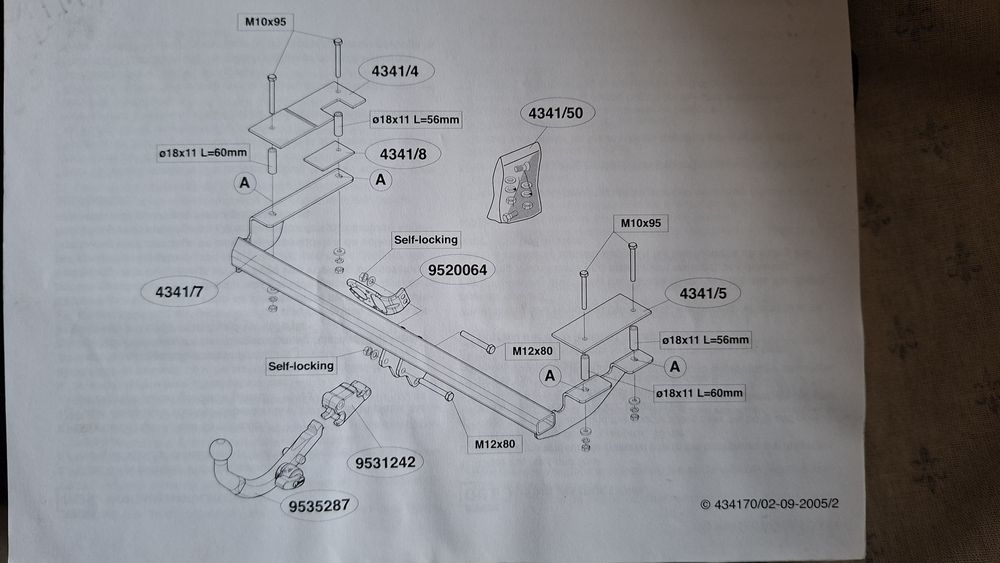 Теглич THULE BRINK Опел