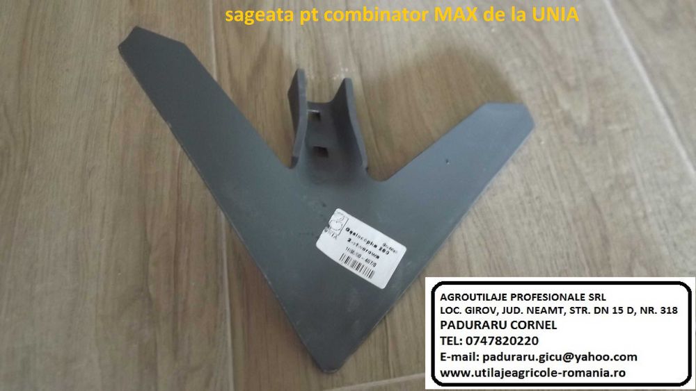 segeata combinator UNIA, Farmet