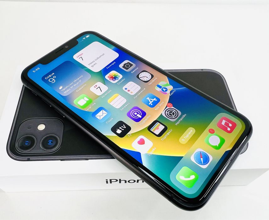 Apple iPhone 11 256GB Black 100% Батерия! Гаранция!