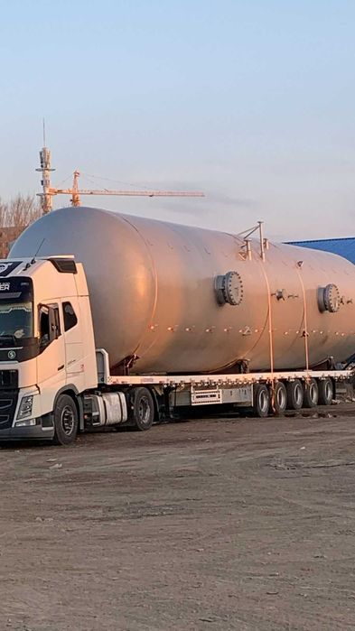 услуги трала и площадок  17.5 метровые .