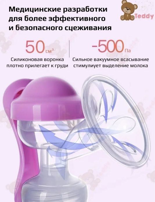 Молокоотсос механический 2 в 1