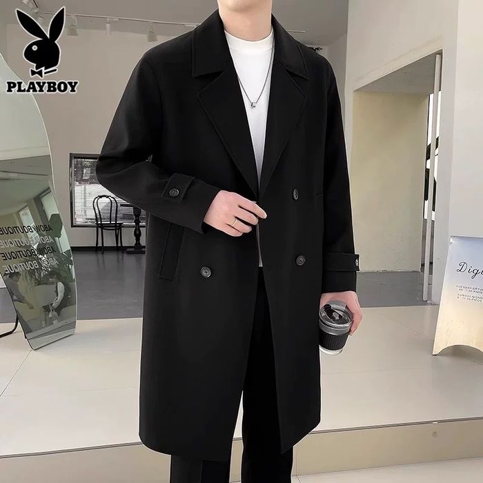 Пальто мужское длинное