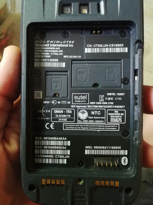 Honeywell dolphin CT50