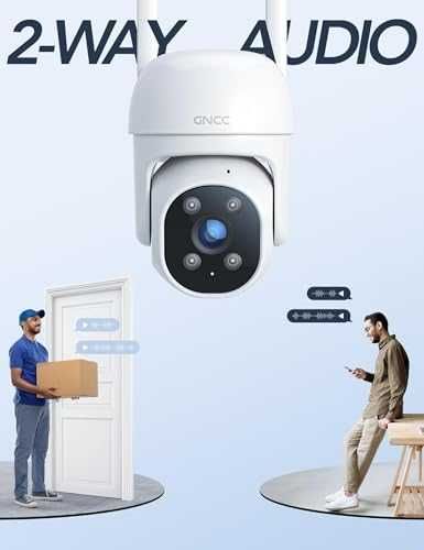 Нова Смарт камера за двор и дом 1080P, AI проследяване, облачен запис