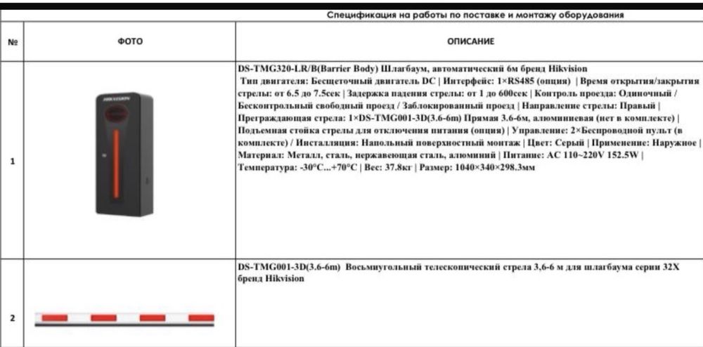 Шлагбаум хиквижн