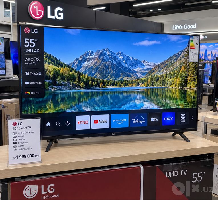 Телевизоры LG 55 smart tv 40% скидка со склада доставка бесплатно