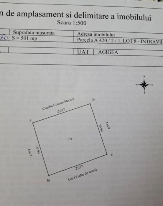 Teren intravilan Agigea