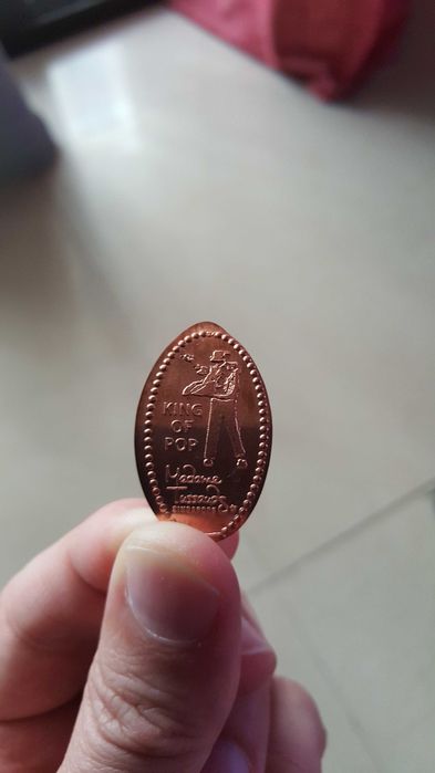 Michael Jackson Madame Tussaud Singapore Coin