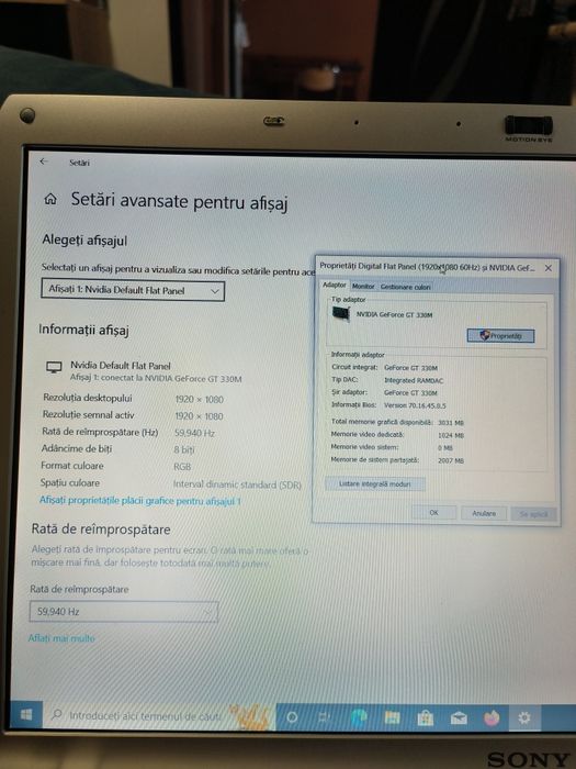 Leptop Sony Vaio
