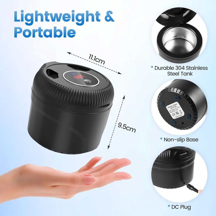 COSICOSY Ултразвукова почистваща машина за фиксатори с 4 режима, 45kHz