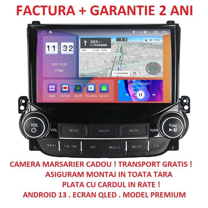 Navigatie Chevrolet Malibu 2012-2015 V2, 2GB 4GB 8GB Garantie Camera