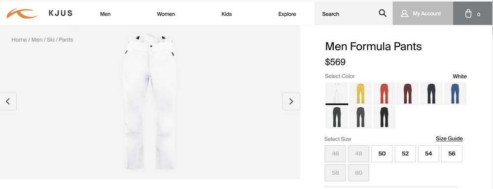 Ски панталон KJUS