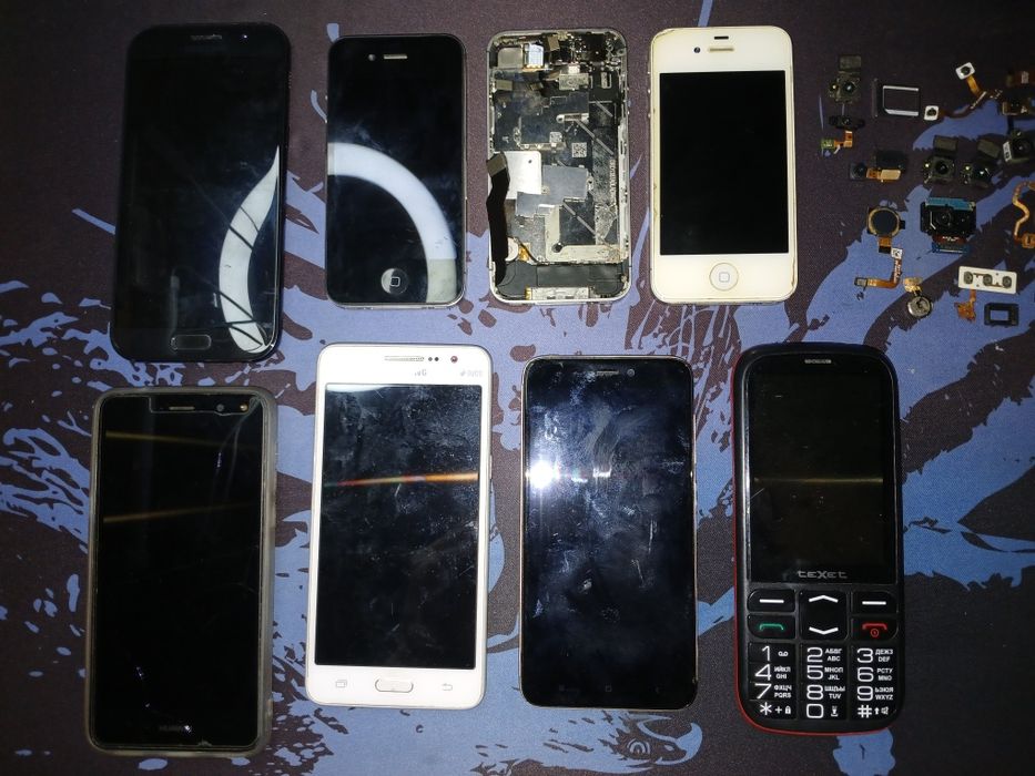 Телефоны разные на запчасти