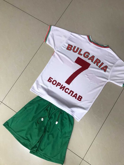 ЛЯТО 2025 - Детски екип България (по желание с Име и номер на гърба)