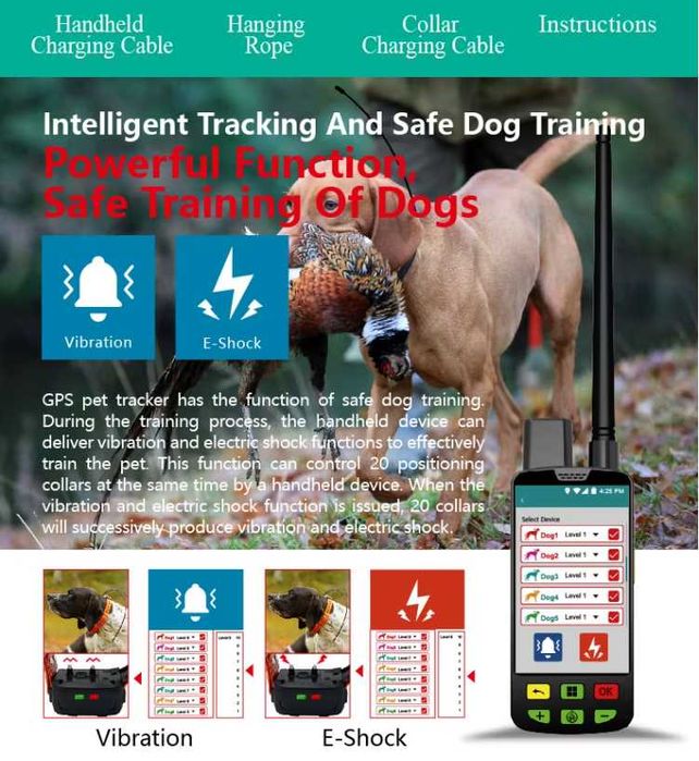 Gps Tracker гпс тракер за кучета проследяване лов ESEEK garmin wifi 4g