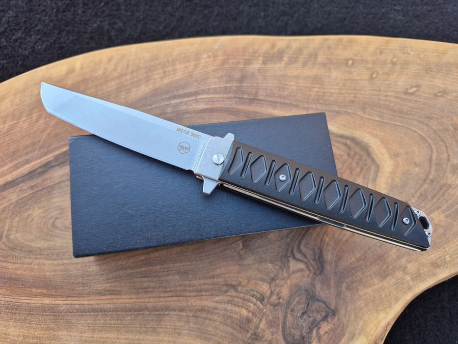 Сгъваем нож BRUTALICA BADYUK Tanto  Black Stonewash