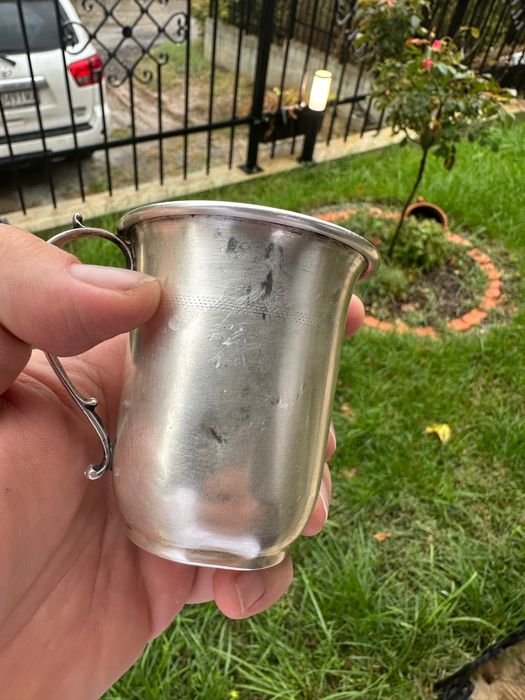Сребърна чаша 925 проба. За вода