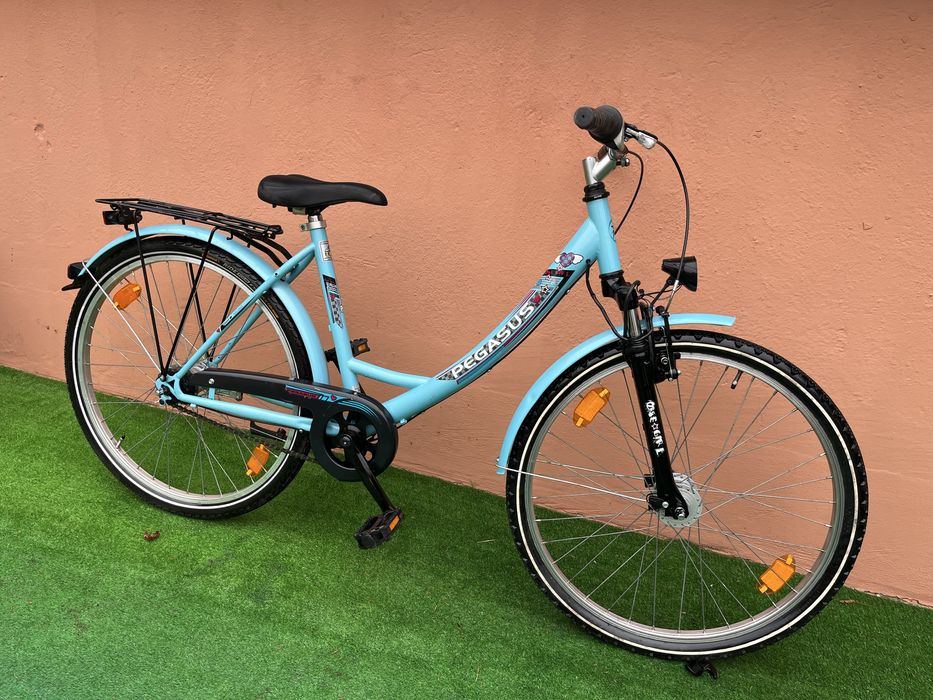 Като Нов Алуминиев Велисипед PEGASUS 26цола 7скорост Вътрешни