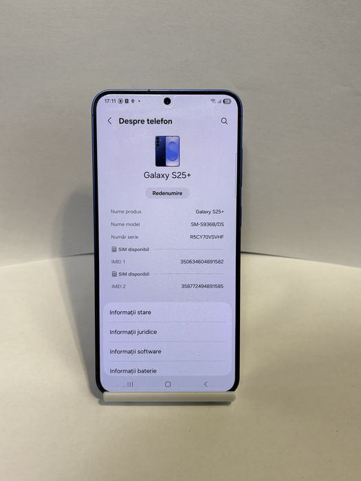 MDM vinde: Samsung S25 Plus 256GB Navy.