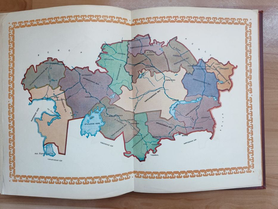 Антикварная книга " 20 лет Казахстана "