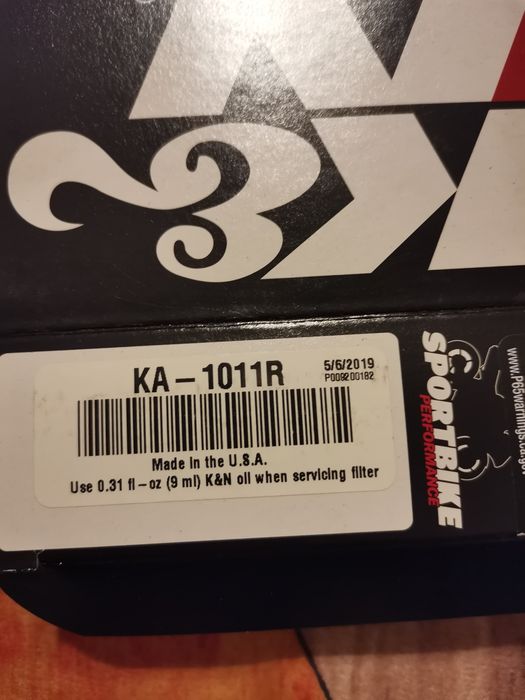 K&N спортен филтър за Kawasaki ZX10R, Кавазаки, модел KA-1011R
