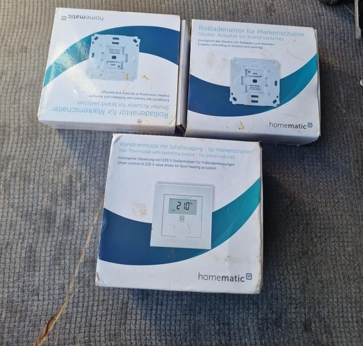 Set Homematic IP – 2x BROLL + BWTH / Smart Home / Rulouri + Termostat