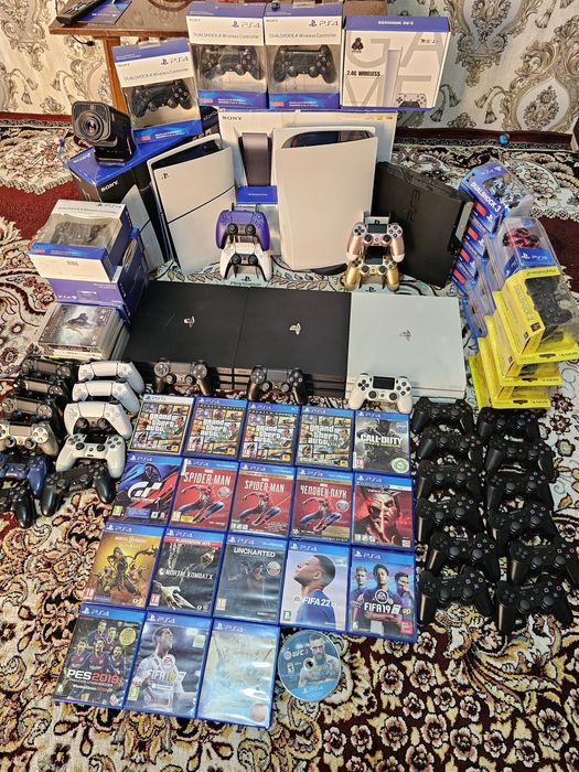 Sony Playstation 5 diskavodlik 100+ oyin ps3 ps4 ps5