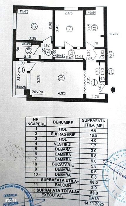 SemiCentral - Drumul Taberei - 100m Metrou Favorit | 3 Camere | Decoma