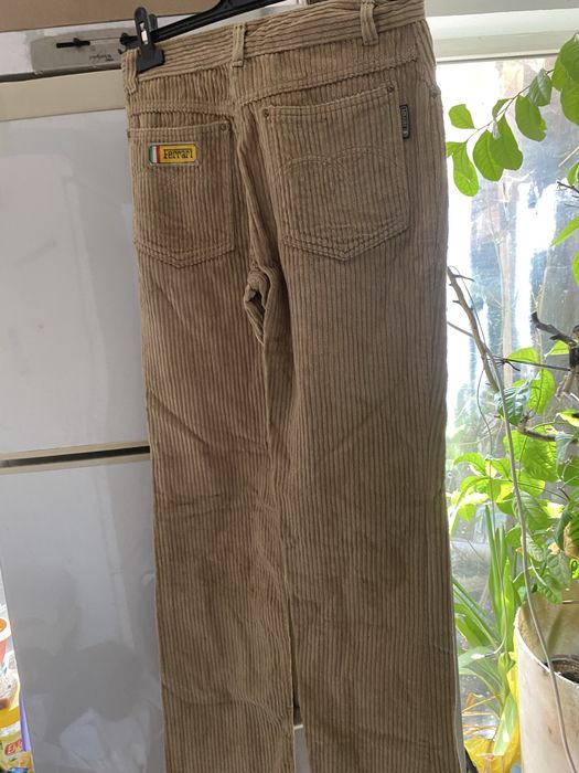 Pantaloni din raiat din bumbac