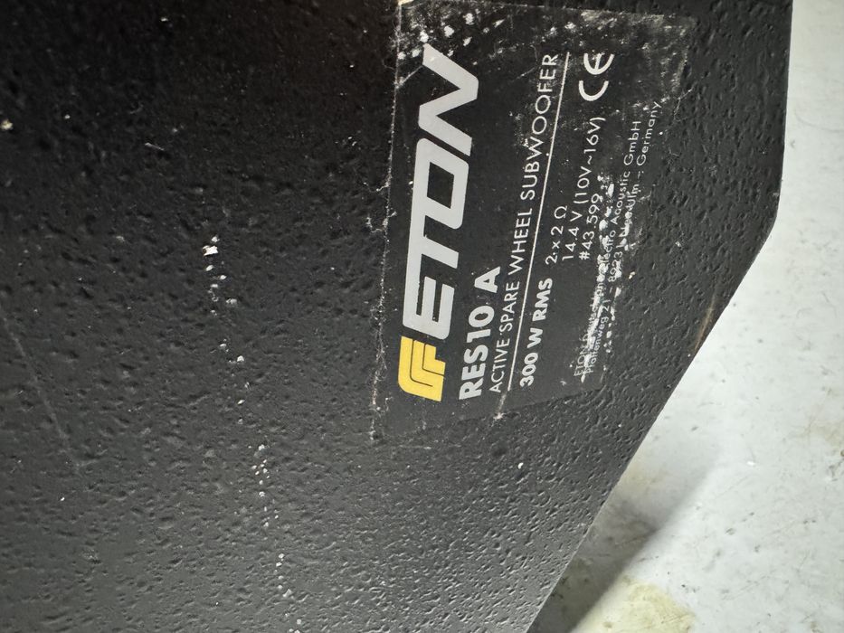 Subwoofer activ Eton RES 10 A pentru roata de rezerva